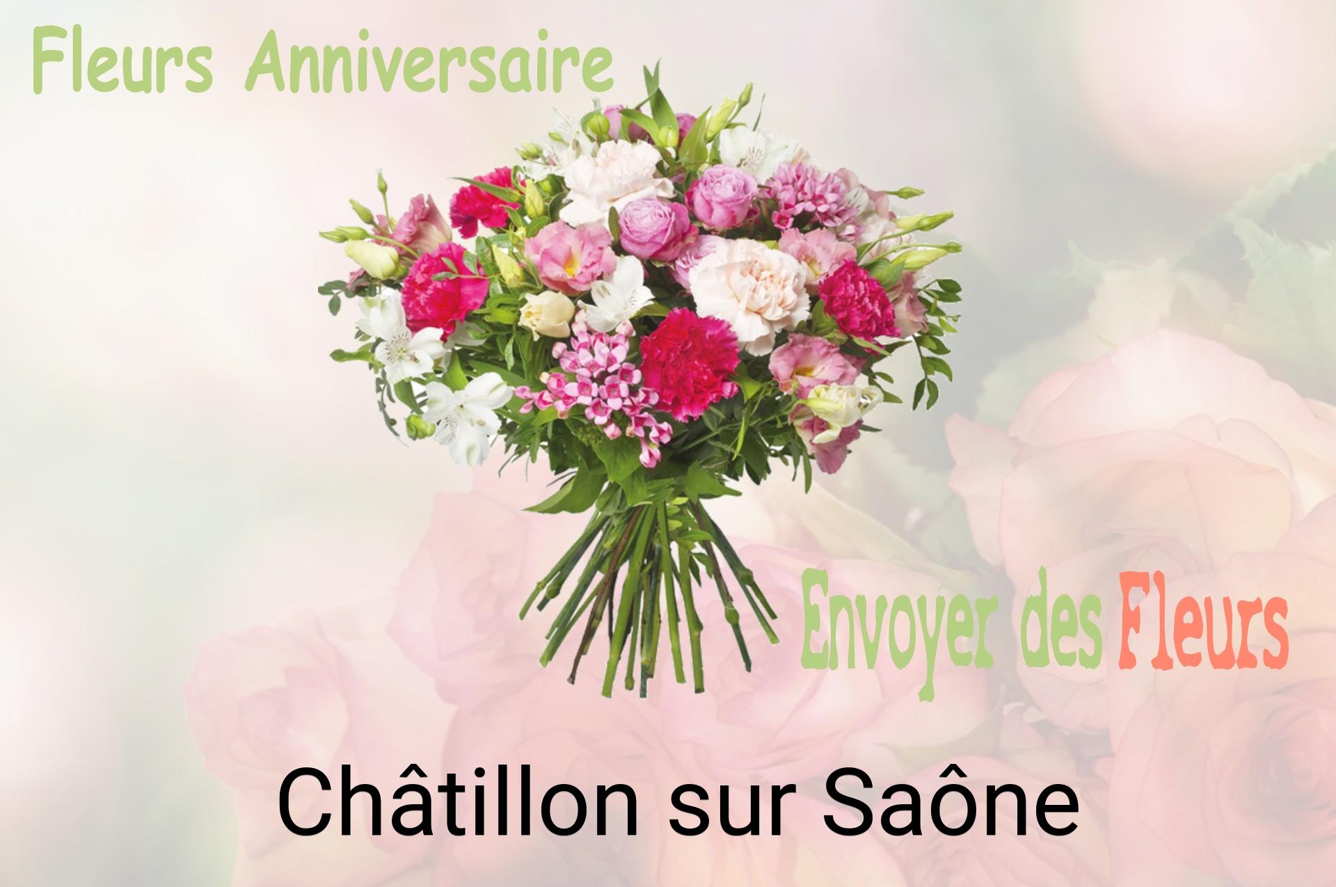 Bouquet de fleurs d’anniversaire livré à Châtillon-sur-Saône